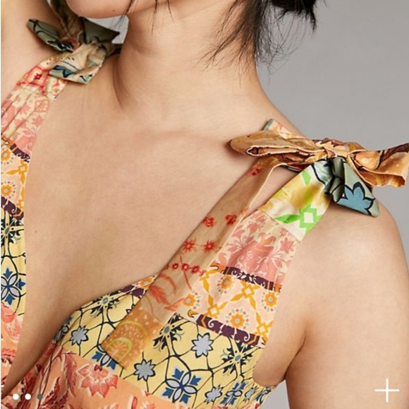 Anthro Geisha Designs Rosalinda Patchwork Maxi - Picture 5 of 5